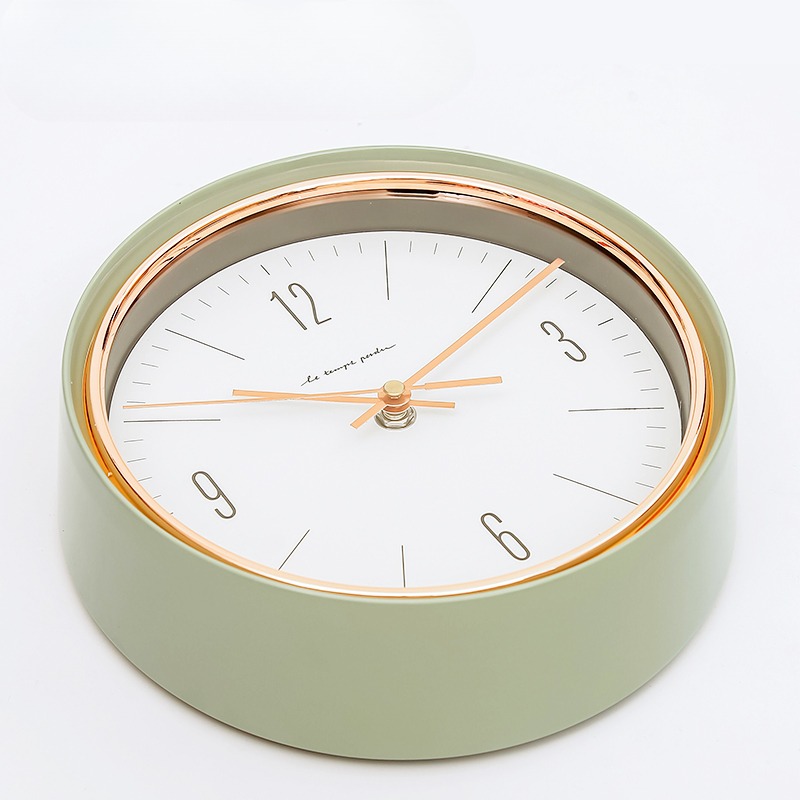 Luxury Lifestyle Aesthetic - Living Bedroom Wall Clock Silent Vintage