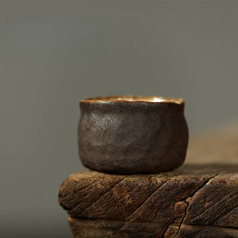 Handmade Ceramic Mug - Handmade Wabi Sabi Rough Pottery Tea