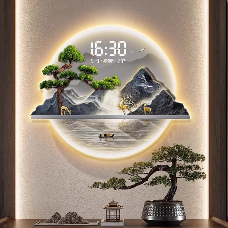 Luxury Lifestyle Aesthetic - Chinese Style Design Wall Clocks Modern