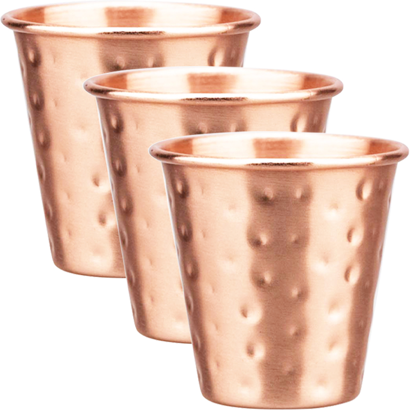 Copper Cocktail Mug - 3/4Pcs New 60ml 100% Copper Cups