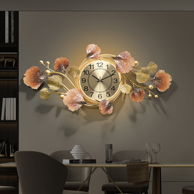 Luxury Lifestyle Aesthetic - Chinese Style Creative Wall Watch Living