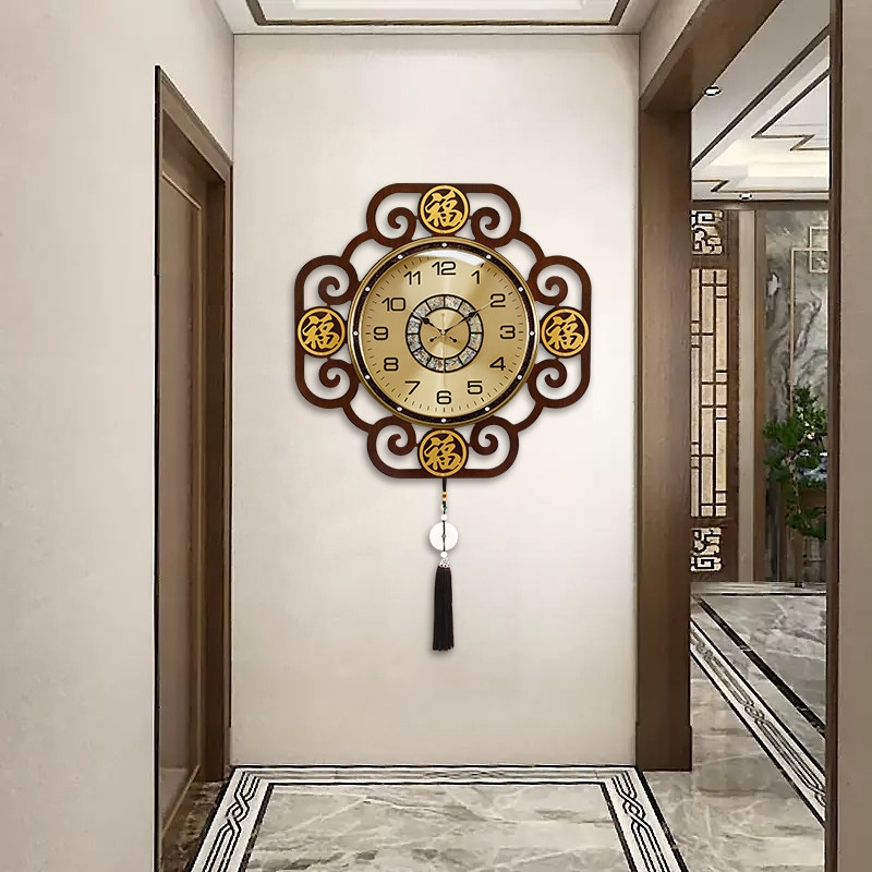 Luxury Lifestyle Aesthetic - Chinese Style Aesthetic Wall Clocks Minimalist