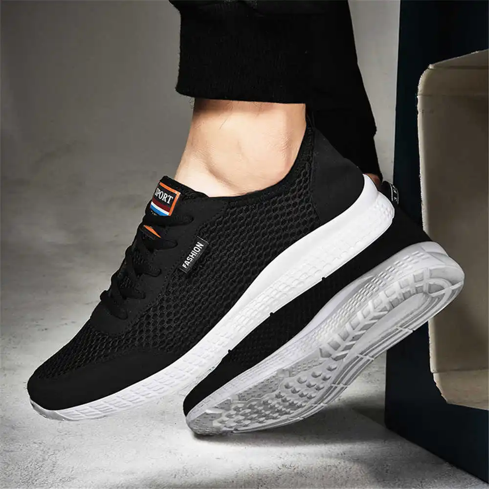 Luxury Lifestyle Dress - 35-46 Breathable Light Blue Sneakers Men