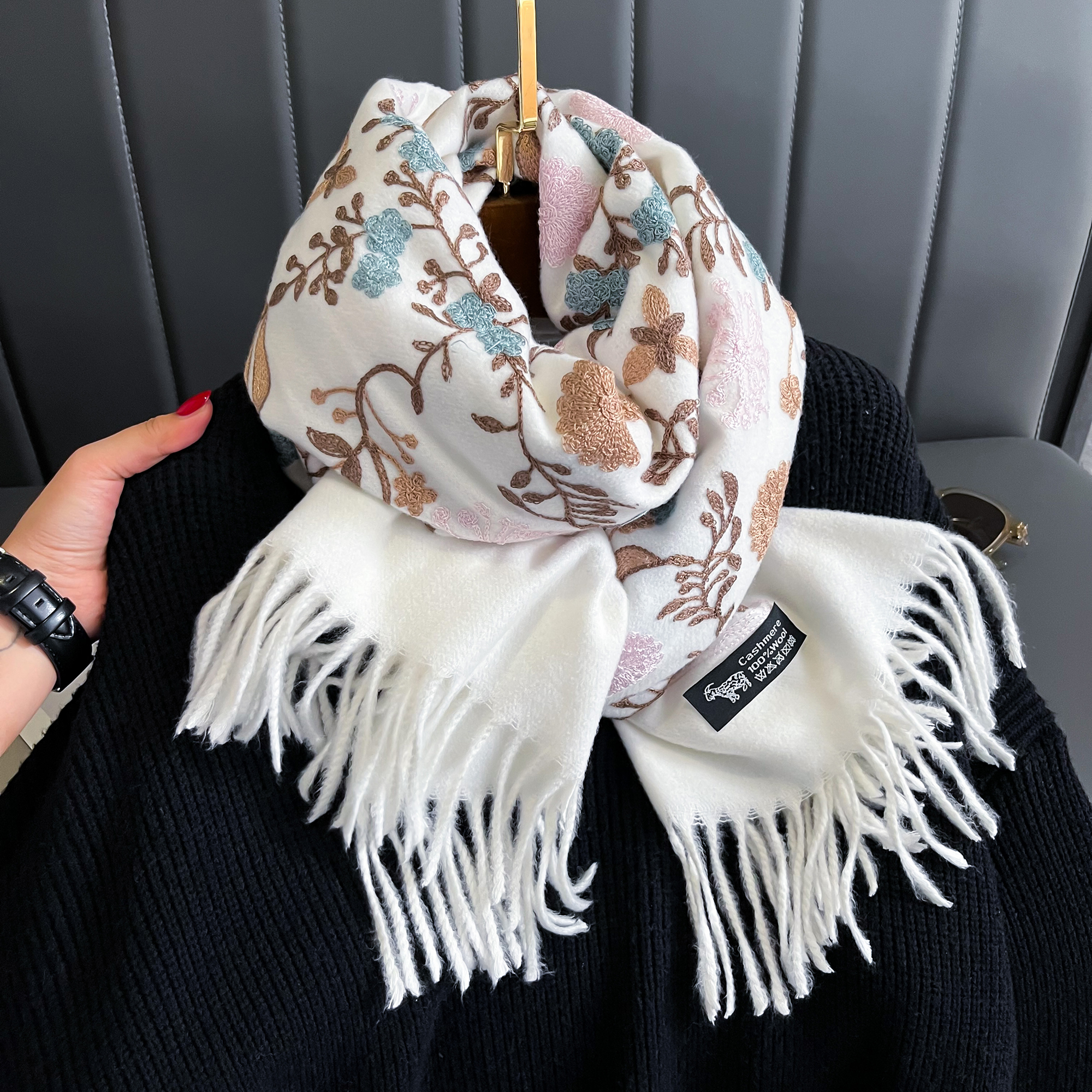 New Winter Warm Cashmere Scarf - Cashmere Throw Blanket review and price