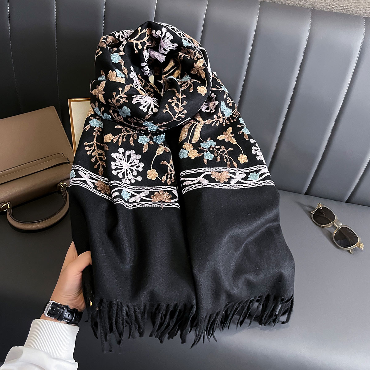 New Winter Warm Cashmere Scarf - Cashmere Throw Blanket review and price