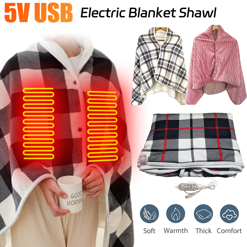 5V Wearable Heating Electric B - Cashmere Throw Blanket review and price