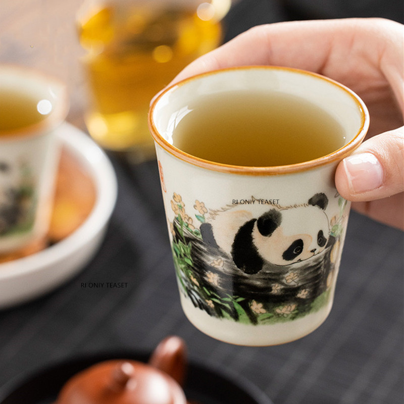1 Pc Chinese Tradition Ru Kiln - Handmade Ceramic Mug review and price