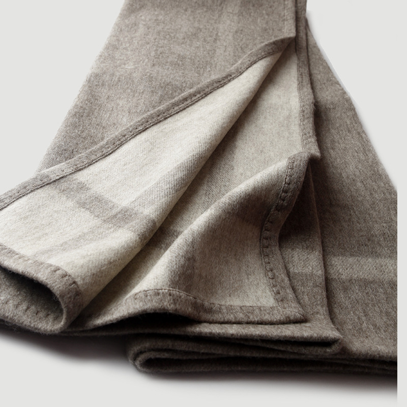 Cross Striped Double sided Jac - Cashmere Throw Blanket review and price