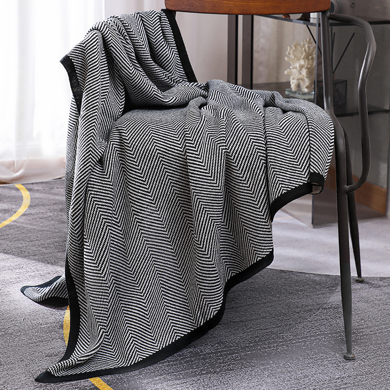 Nordic Ins Style Knitted Blank - Cashmere Throw Blanket review and price