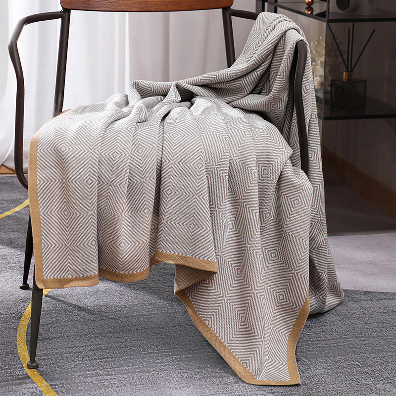 Nordic Ins Style Knitted Blank - Cashmere Throw Blanket review and price