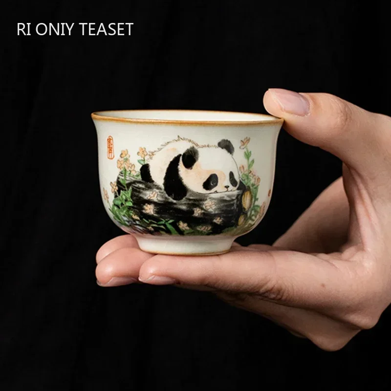 1 Pc Chinese Tradition Ru Kiln - Handmade Ceramic Mug review and price