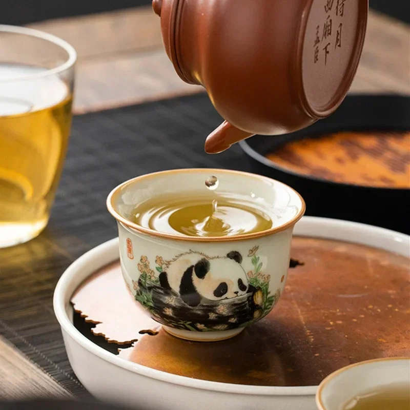 1 Pc Chinese Tradition Ru Kiln - Handmade Ceramic Mug review and price