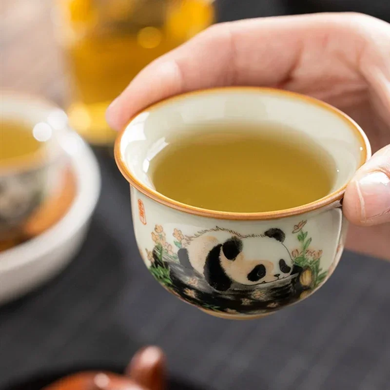 1 Pc Chinese Tradition Ru Kiln - Handmade Ceramic Mug review and price