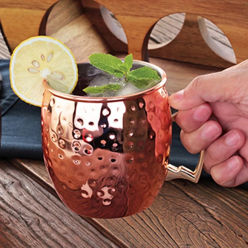 1-6PCS Cocktail Wine Cup Mosco - Copper Cocktail Mug review and price
