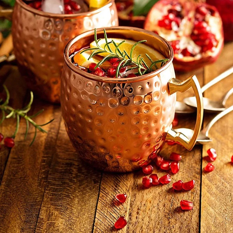1-6PCS Cocktail Wine Cup Mosco - Copper Cocktail Mug review and price