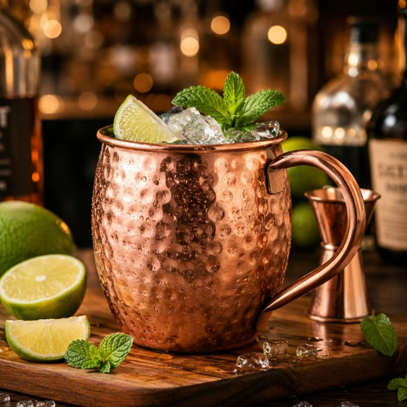 1Pc Pure Copper Mug 500ml Soli - Copper Cocktail Mug review and price