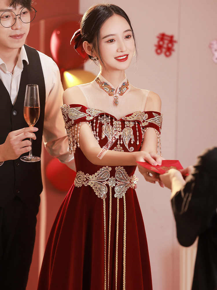 Chinese Style Toast Dress Brid - Luxury Lifestyle Dress review and price