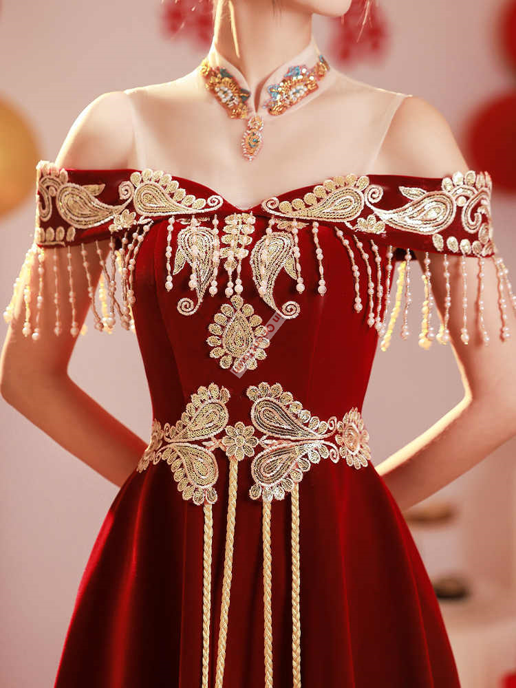 Chinese Style Toast Dress Brid - Luxury Lifestyle Dress review and price
