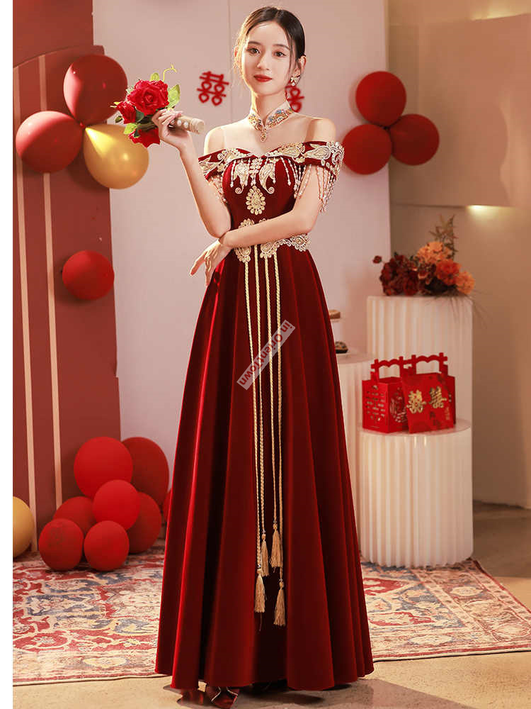 Chinese Style Toast Dress Brid - Luxury Lifestyle Dress review and price
