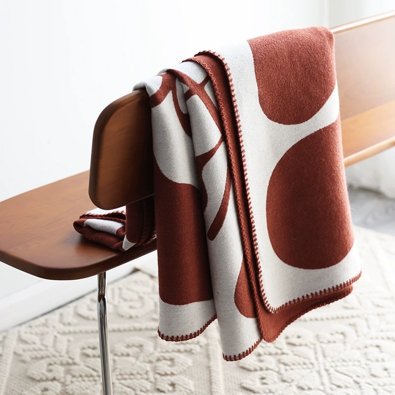Jacquard Faux Cashmere Blanket - Cashmere Throw Blanket review and price