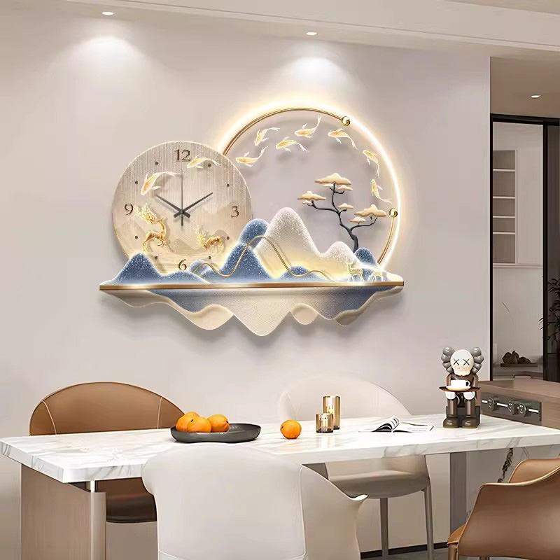 Art Mural Led Clock Wall Luxur - Luxury Lifestyle Aesthetic review and price