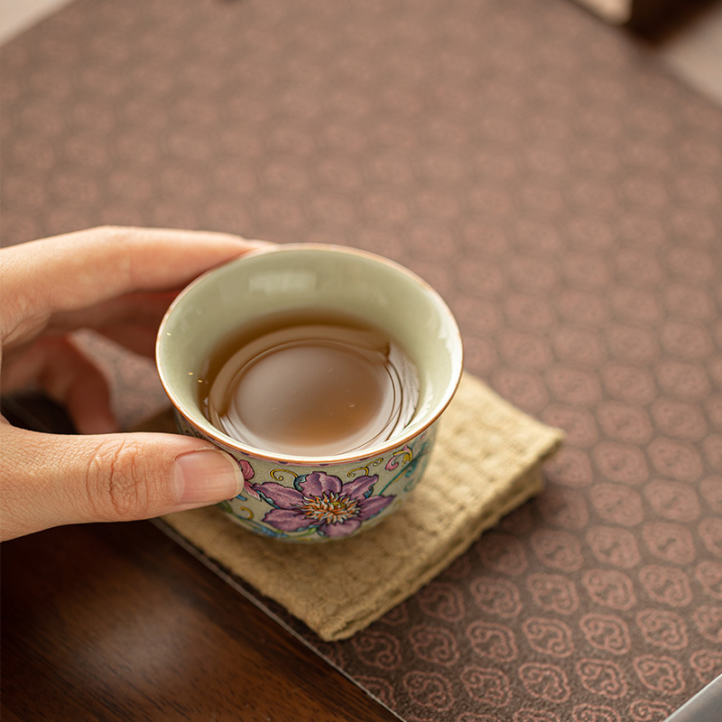 70ml Chinese Enamel Colored Pa - Handmade Ceramic Mug review and price