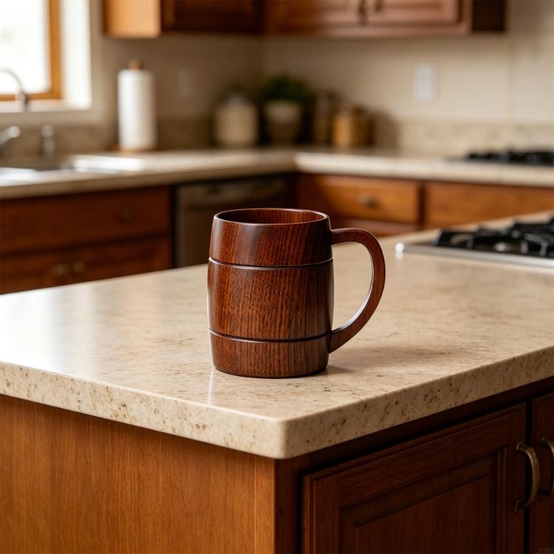 Elegant Wooden Beer Mug 270ml  - Copper Cocktail Mug review and price