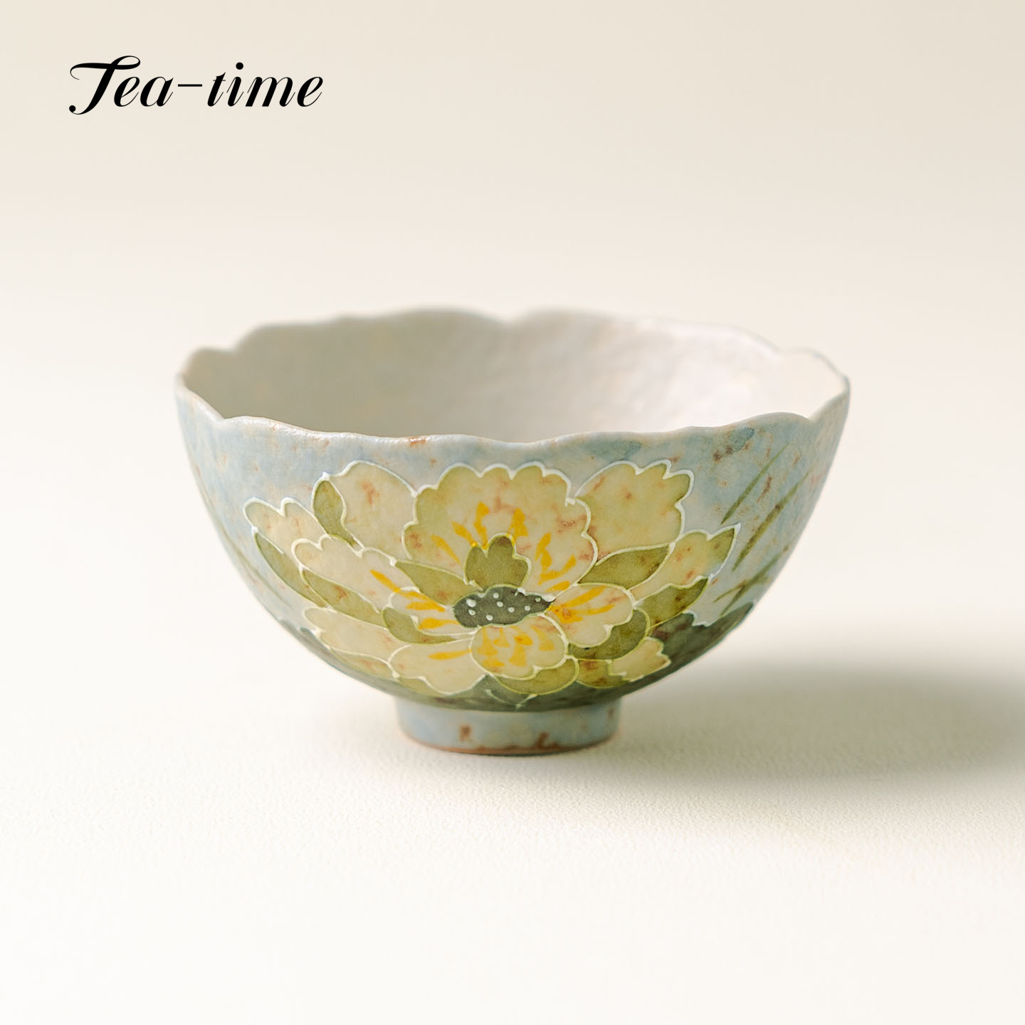 Green Lotus Tea Cup Caramel-Pa - Handmade Ceramic Mug review and price