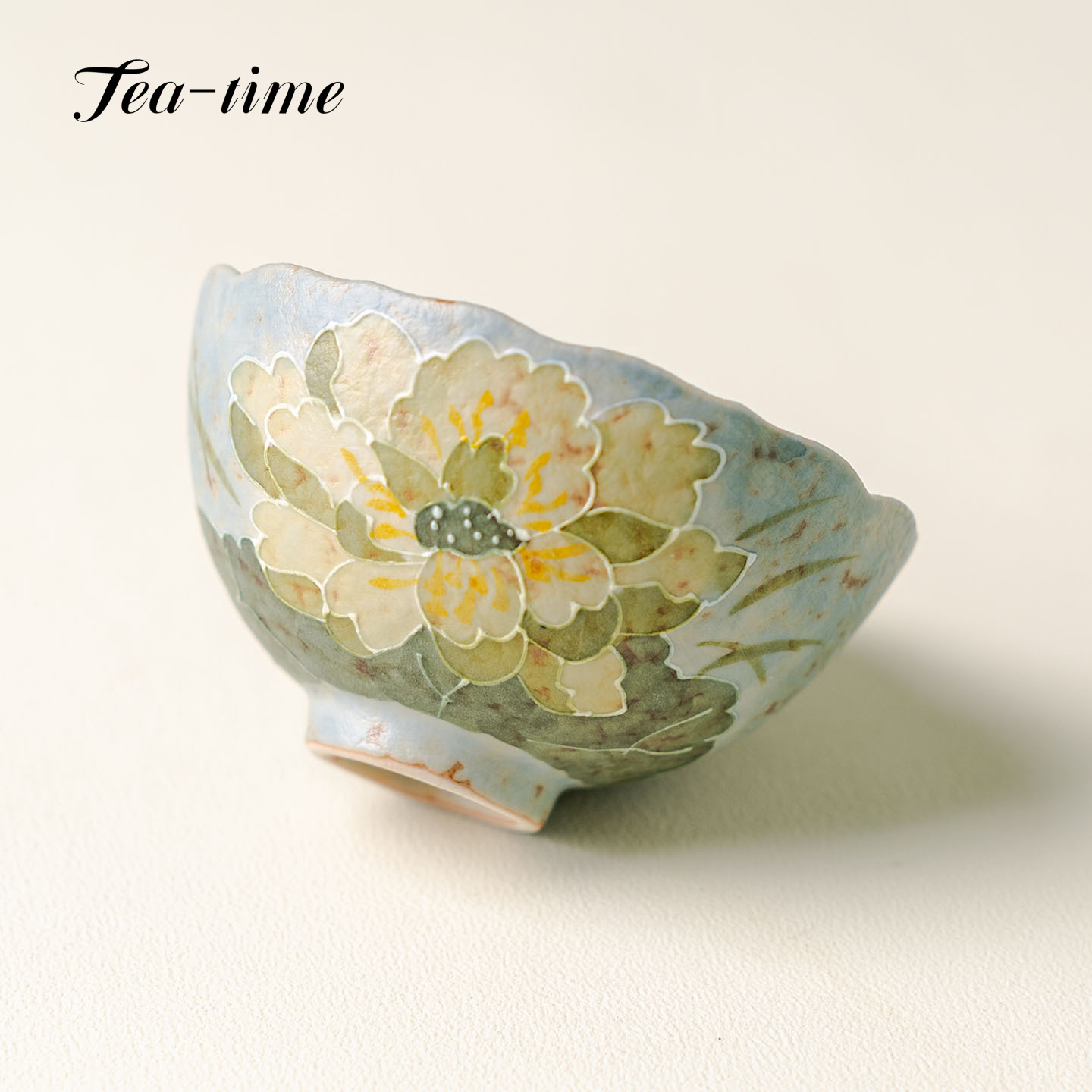Green Lotus Tea Cup Caramel-Pa - Handmade Ceramic Mug review and price